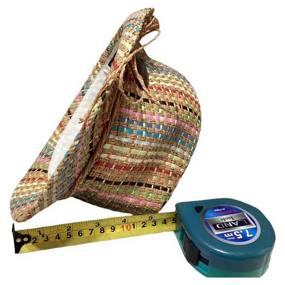 Panama Jack Paper Braid Hat Colorful Unisex Fedora Hat One Size - Picture 8 of 16